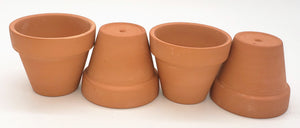 2.8" x 2.5" Terracotta Pots [SET of 4]