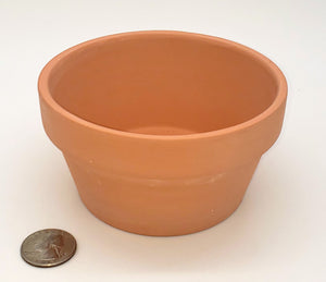 4.5" x 2.5" Terracotta Pot
